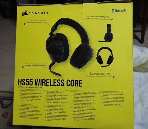 Περισσότερες πληροφορίες για "Corsair HS55 WIRELESS CORE Gaming Headset (Μαύρο/Ασύρματα)"