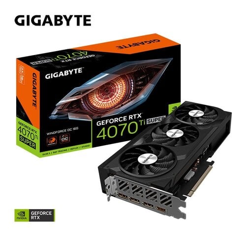 Περισσότερες πληροφορίες για "Gigabyte GeForce RTX 4070 Ti SUPER WINDFORCE OC 16G"