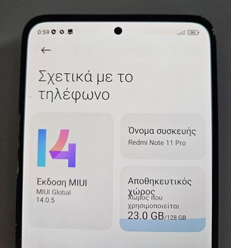 Περισσότερες πληροφορίες για "Xiaomi Redmi Note 11 Pro (Γκρι/128 GB)"