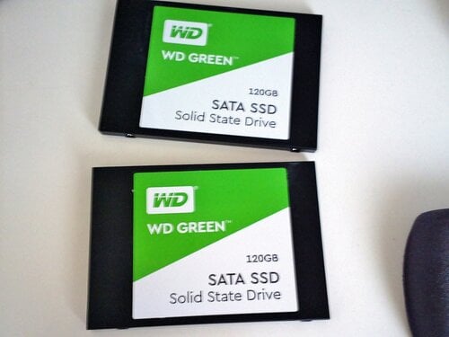 Περισσότερες πληροφορίες για "Σετ 2 SSD Western Digital Green (120 GB/SATA III)"