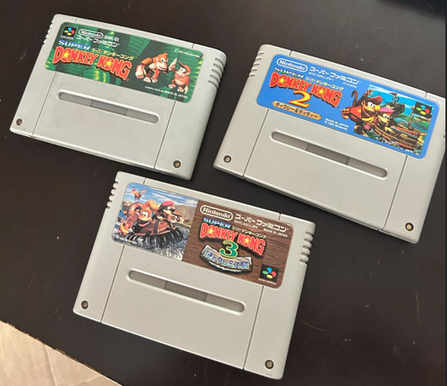 Περισσότερες πληροφορίες για "snes donkey kong country 1&2&3 (famicom οχι pal)"