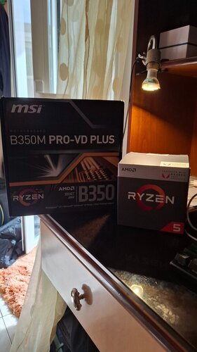 Περισσότερες πληροφορίες για "Ryzen 5 2400g+ MSI B350M PRO-VD PLUS"