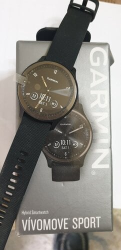 Περισσότερες πληροφορίες για "Garmin vívomove Sport (40mm/Μαύρο/Ενισχυμένο πολυμερές από ανθρακονήματα (CFRP))"