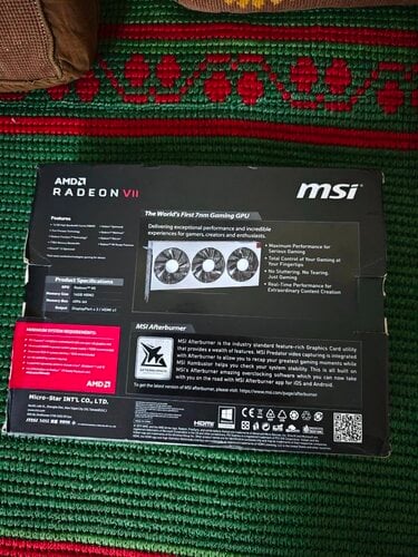 Περισσότερες πληροφορίες για "MSI Radeon VII 16G"