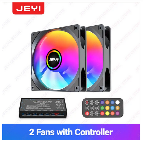 Περισσότερες πληροφορίες για "JEYI 2Χ ARGB Fan 120mm AURA Ultra Silent 4PIN PWM, with controller 5V 3PIN SYNC/RC (ΣΦΡΑΓΙΣΜΕΝΟ)"