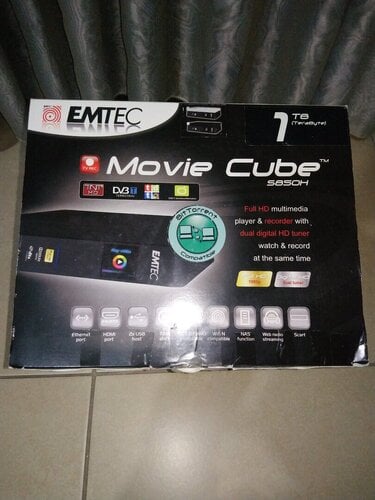 Περισσότερες πληροφορίες για "Media Player-Movie Cube S850H"