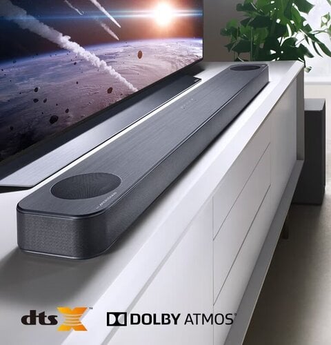 Περισσότερες πληροφορίες για "Dolby Atmos Soundbar LG SL8Y + SPK8"