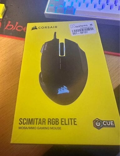 Περισσότερες πληροφορίες για "Corsair scimitar rgb elite"