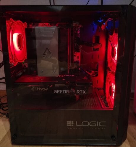 Περισσότερες πληροφορίες για "Logic Aramis ARGB Gaming Midi Tower (Black) + 3 Fans"