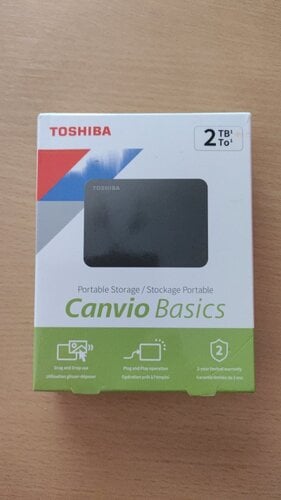 Περισσότερες πληροφορίες για "Toshiba Canvio Basics 2018 (2TB) - External HDD"