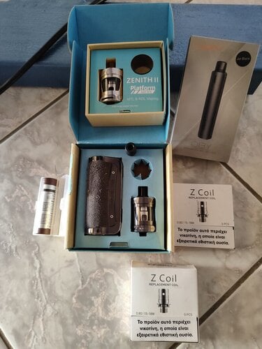 Περισσότερες πληροφορίες για "Innokin coolfire z80+ 2ος ατμοποιητης zenith ii+ OBY"