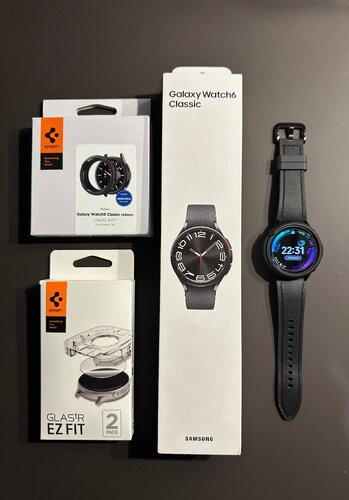 Περισσότερες πληροφορίες για "Samsung Galaxy Watch6 Classic (43mm/Μαύρο/Ανοξείδωτο ατσάλι)"