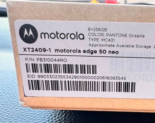 Περισσότερες πληροφορίες για "Motorola Edge 50 Neo (Γκρι/256 GB)"