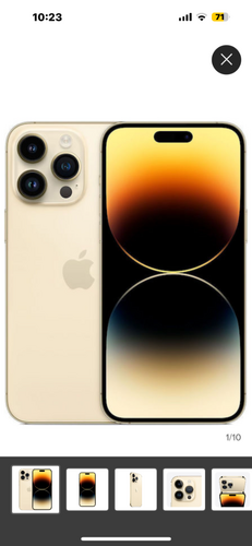 Περισσότερες πληροφορίες για "iPhone 14 Pro Max gold 256 gb"