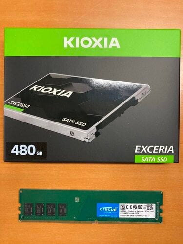 Περισσότερες πληροφορίες για "KIOXIA EXCERIA 480GB 2.5" SATA Solid State Drive + 8GB DDR4 -2400"