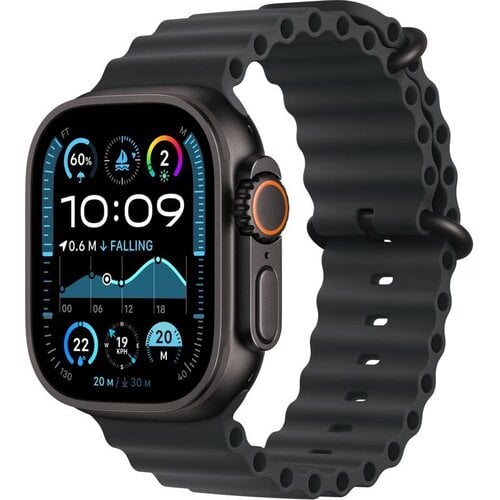 Περισσότερες πληροφορίες για "Apple Watch Ultra 2 49mm Black Titanium Case"