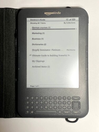 Περισσότερες πληροφορίες για "Amazon Kindle keyboard"