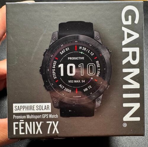 Περισσότερες πληροφορίες για "Garmin Fenix 7X  Sapphire Solar Titanium 51mm Αδιάβροχο Smartwatch με Παλμογράφο (Carbon Grey DLC"