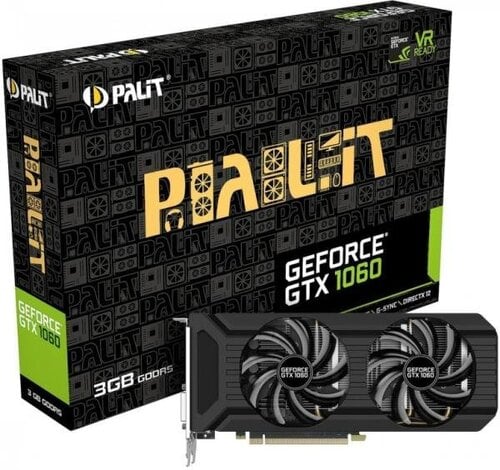 Περισσότερες πληροφορίες για "PALIT GEFORCE GTX1060 DUAL 3GB GDDR5"