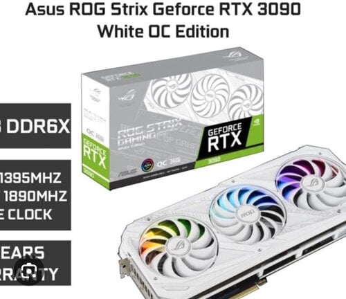 Περισσότερες πληροφορίες για "asus rog nvidia geforce rtx 3090 oc white edition"