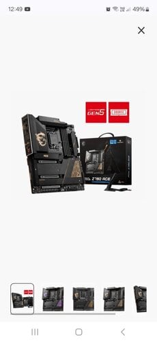 Περισσότερες πληροφορίες για "Mobo msi meg ace + cpu 14900k + gskill 64 gb"