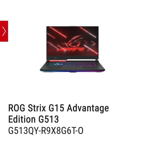 Περισσότερες πληροφορίες για "Gaming Laptop Asus Rog Strix G15 Advantage Edition G513"