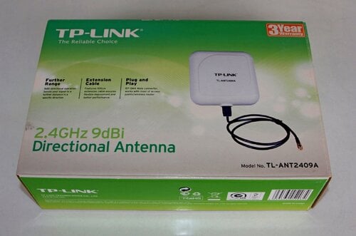 Περισσότερες πληροφορίες για "TP-LINK Directional Antenna TL-ANT2409A στους 2.4GHZ με 9dBi ενίσχυση"