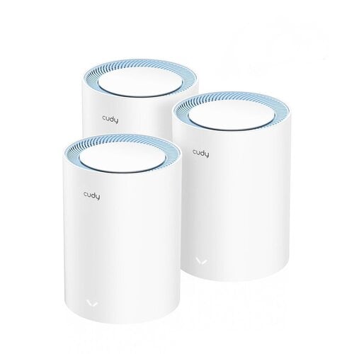 Περισσότερες πληροφορίες για "Cudy M1200 WiFi Mesh Network Access Point Wi‑Fi 5 Dual Band (2.4 & 5GHz) σε Τριπλό Kit"