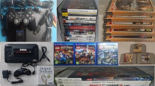 Περισσότερες πληροφορίες για "PS2 PS3 PSVITA PSP N64 SEGA XBOX Games and Consoles"