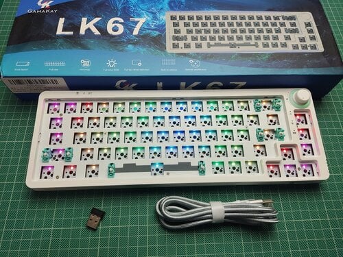 Περισσότερες πληροφορίες για "Custom Mechanical Keyboard Gamakay LK67"