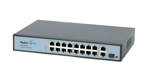 Περισσότερες πληροφορίες για "Switch POE 16 ports (MaxLink PoE PSAT-19-16P-250)"