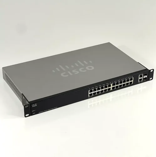 Περισσότερες πληροφορίες για "Cisco 200 Series 26-Port Gigabit Smart Network Switch 10/100/1000 SG200-26"