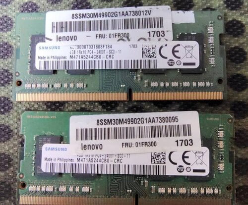 Περισσότερες πληροφορίες για "2x4GB DDR4 SODIMM 2400 PC19200"