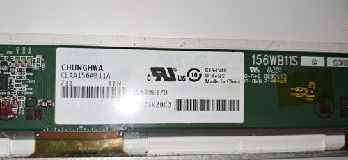 Περισσότερες πληροφορίες για "Οθόνη 15.6 40 pin"