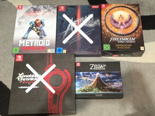 Περισσότερες πληροφορίες για "Nintendo switch collector's edition games"