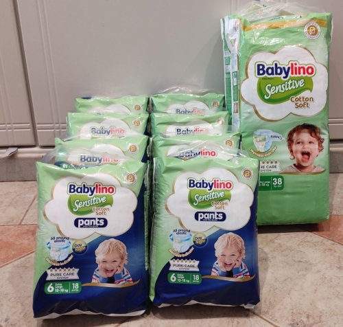 Περισσότερες πληροφορίες για "Πάνες Babylino Sensitive No6 (13-18kg)"