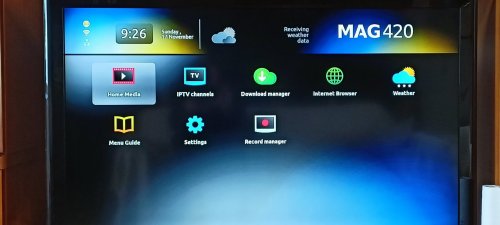 Περισσότερες πληροφορίες για "Infomir TV Box MAG 420W1 4K UHD με WiFi USB 3.0 512MB RAM και 512MB Αποθηκευτικό Χώρο με Λειτουργικό"