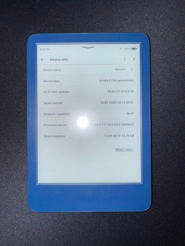 Περισσότερες πληροφορίες για "eBook Reader Kindle 11th Generation 2022 (Model C2V2L3)"