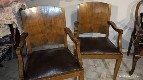 Περισσότερες πληροφορίες για "Πωλούνται 2 πολυθρόνες από ξύλο καρυδίας (Vintage). Νέα τιμή! 60euro και οι 2 μαζί !"