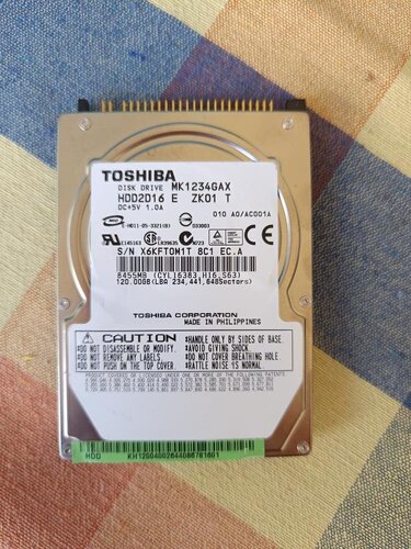 Περισσότερες πληροφορίες για "Toshiba 120gb ide"