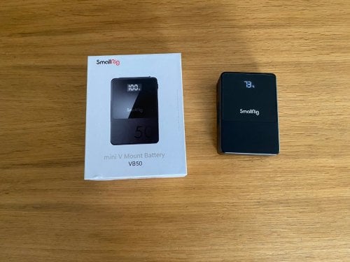 Περισσότερες πληροφορίες για "Smallrig Battery VB50 Mini V-Mount"