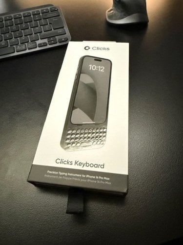 Περισσότερες πληροφορίες για "Click keyboard case for iphone 16 pro max"