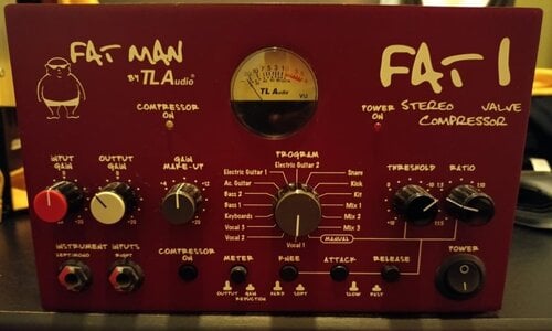 Περισσότερες πληροφορίες για "TL AUDIO FAT 1 VALVE COMPRESSOR"