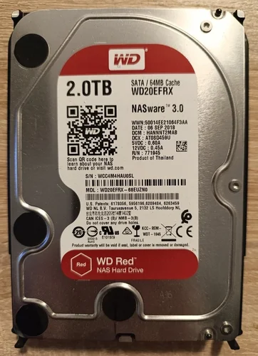 Περισσότερες πληροφορίες για "WD RED (NAS) 2Τ  - (100% ΥΓΕΙΑ)"