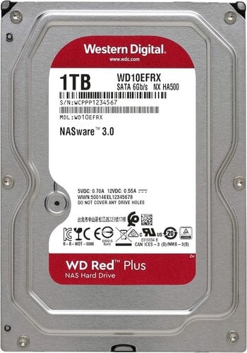 Περισσότερες πληροφορίες για "Western Digital 1TB WD Red Plus NAS Internal Hard Drive"