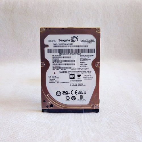 Περισσότερες πληροφορίες για "Seagate Laptop Thin 500GB 7200 RPM 2.5 HDD ST500LM021"