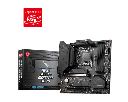 Περισσότερες πληροφορίες για "MSI MAG B660M MORTAR DDR4"