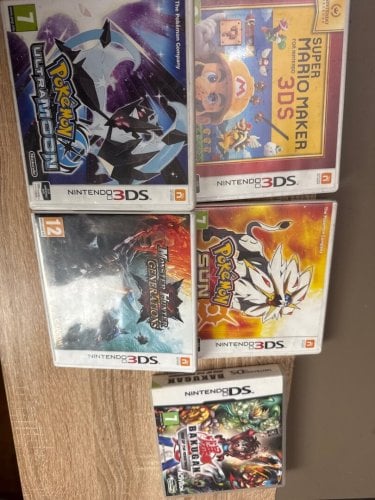 Περισσότερες πληροφορίες για "POKEMON 3ds games , Pokemon sun ultra moon και Mario maker 3ds , monster hunter generations 3ds"