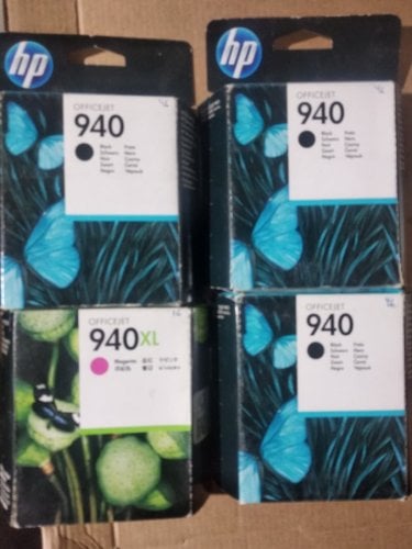 Περισσότερες πληροφορίες για "Μελάνια Hp 940"