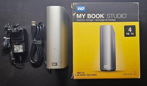 Περισσότερες πληροφορίες για "4TB WD RED PRO HDD / WD My Book Studio 4TB HDD"